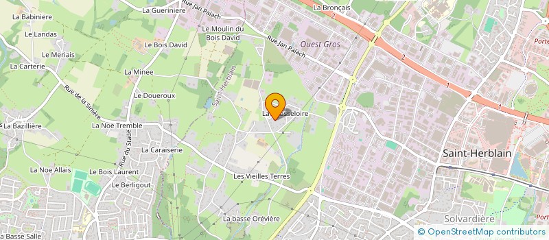 localisation de l'entreprise FLAG FOOTBALL AMERICAIN SAINT-HERBLAIN  SAINT-HERBLAIN