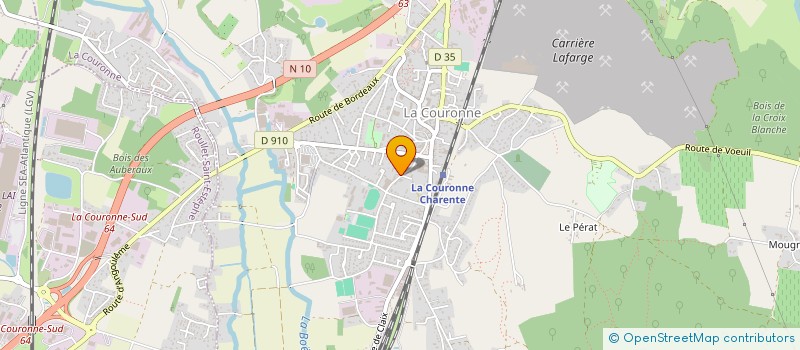 localisation de l'entreprise FLAG FOOTBALL CLUB DE VOEUIL-ET-GIGET  VUIL-ET-GIGET