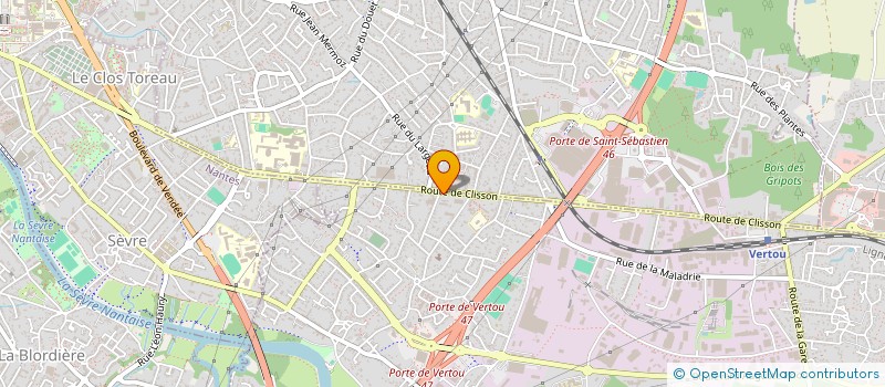 localisation de l'entreprise FLAG IMMO à VERTOU