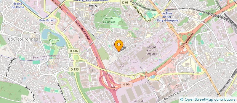 localisation de l'entreprise FLAG PAREBRISES  VILLEJUIF