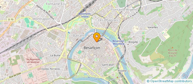 localisation de l'entreprise FLAGABA  BESANCON