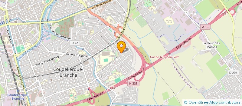 localisation de l'entreprise FLAGADA  COUDEKERQUE-BRANCHE