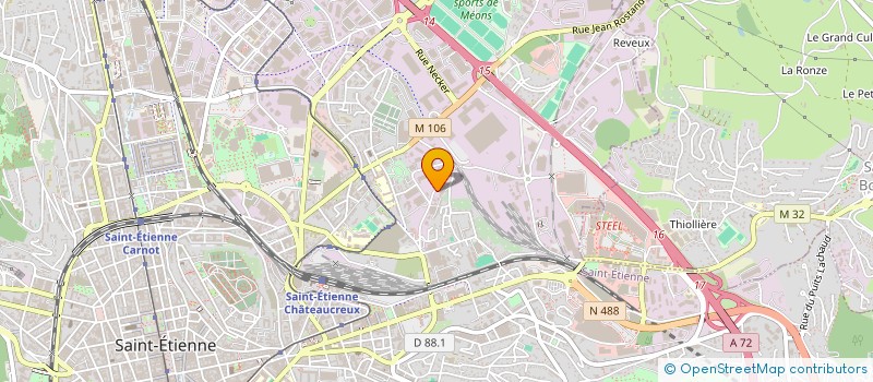 localisation de l'entreprise FLAGAL à SAINT-ETIENNE