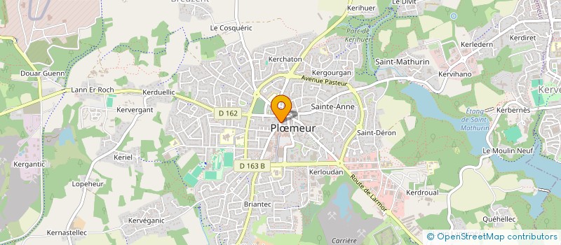 localisation de l'entreprise FLAGALI à PLOEMEUR