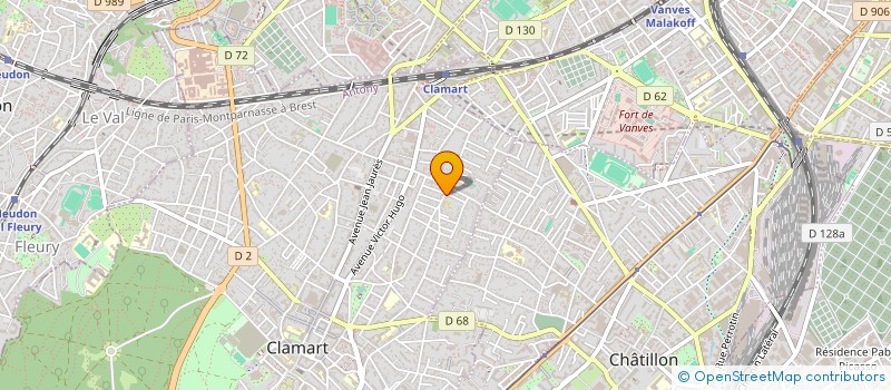 localisation de l'entreprise FLAGCAT à CLAMART