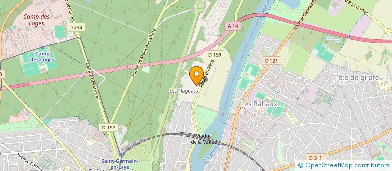 localisation de l'entreprise FLAGEAUX INVESTISSEMENTS  LE MESNIL-LE-ROI