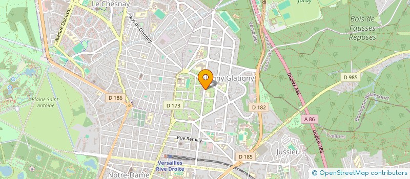 localisation de l'entreprise FLAGEO1 à VERSAILLES