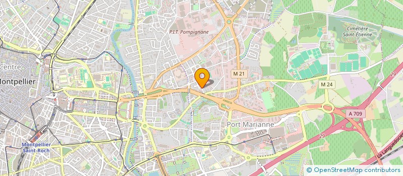localisation de l'entreprise FLAGMAN à MONTPELLIER