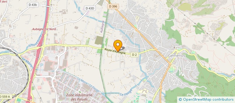 localisation de l'entreprise FLAGRANCE à GEMENOS