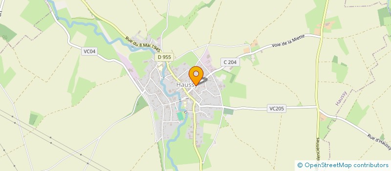 localisation de l'entreprise FLAGRANT DELIT ASSOCIATION  HAUSSY