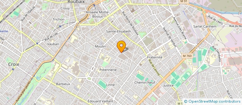 localisation de l'entreprise FLAGRANTS DELICES à ROUBAIX