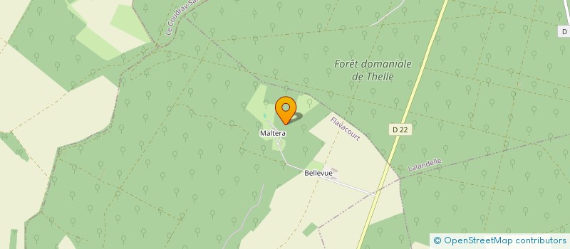 localisation de l'entreprise FLAGRESORS  FLAVACOURT