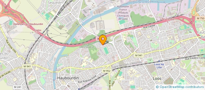 localisation de l'entreprise FLAHAUT CHAUFFAGE  LOOS