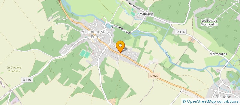 localisation de l'entreprise FLAIKA à VILLEMEUX-SUR-EURE