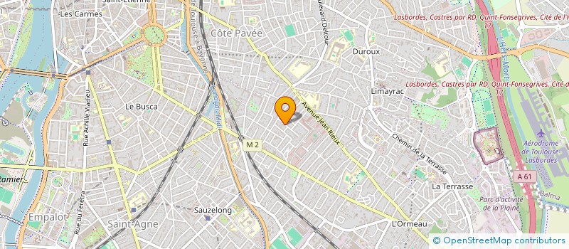 localisation de l'entreprise FLAIR  TOULOUSE