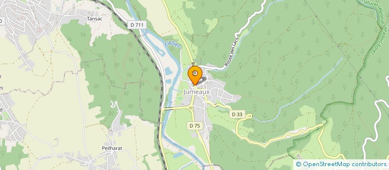 localisation de l'entreprise FLAIR AUVERGNE ASSOCIATION DE CHIENS DE RECHERCHE DE PERSONNES DISPARUES  JUMEAUX