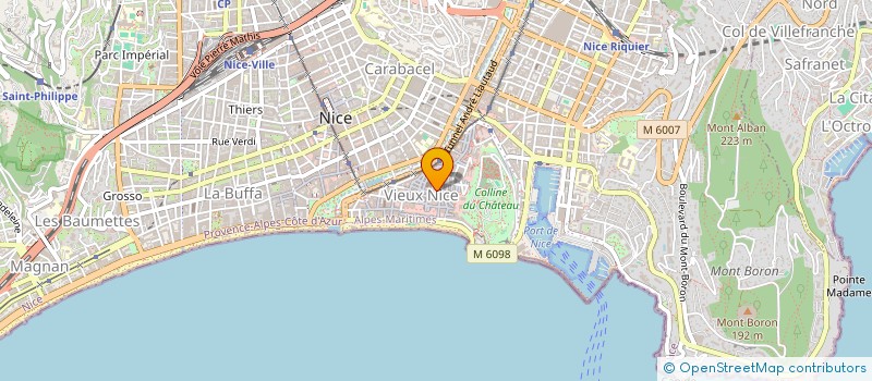 localisation de l'entreprise FLAIR MARKET  NICE