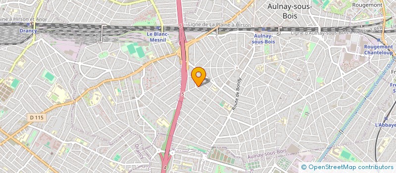 localisation de l'entreprise FLAIR TRANSPORTS LIVRAISONS A DOMICILE à AULNAY-SOUS-BOIS