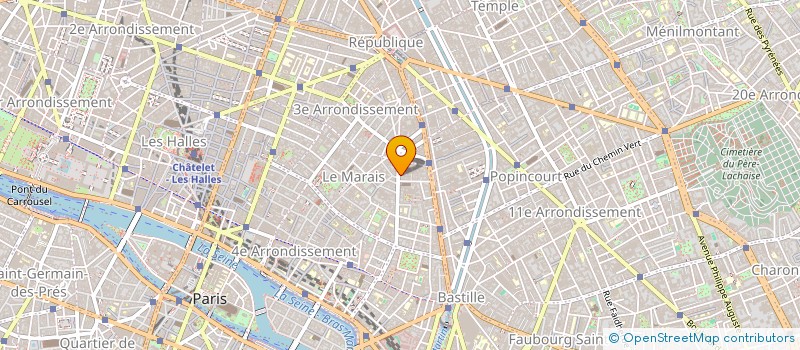 localisation de l'entreprise FLAIRD'HOMMES  PARIS