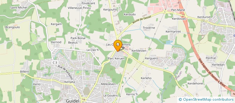 localisation de l'entreprise FLAJOVIA  GUIDEL