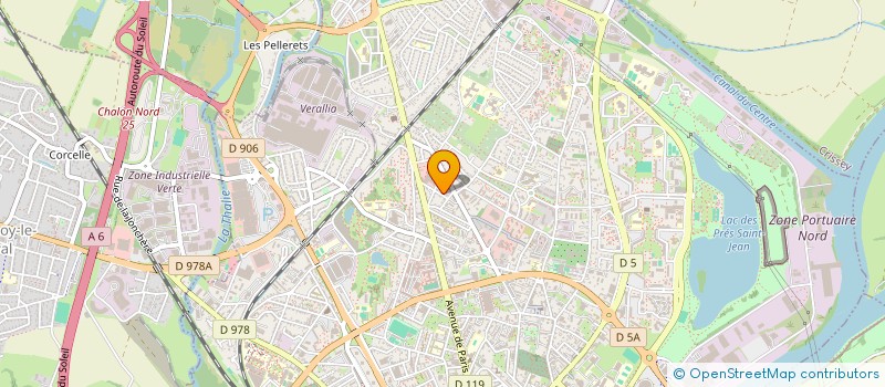 localisation de l'entreprise FLAK DE BOURGOGNE  CHALON-SUR-SAONE