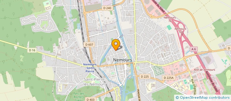 localisation de l'entreprise FLALINE  NEMOURS