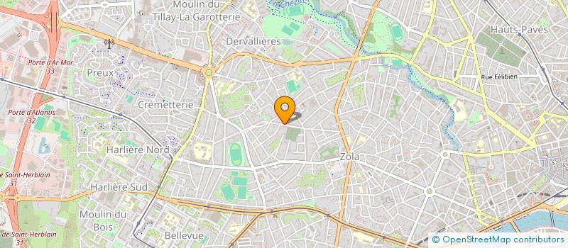 localisation de l'entreprise FLAM à NANTES