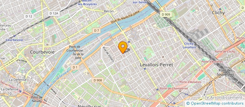 localisation de l'entreprise FLAM à LEVALLOIS-PERRET