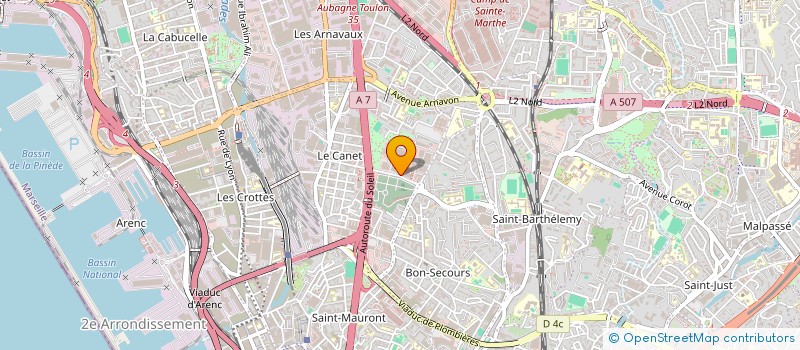 localisation de l'entreprise FLAM à MARSEILLE