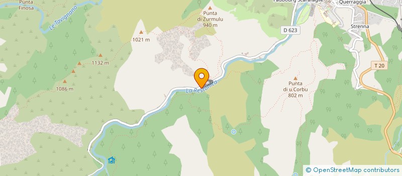 localisation de l'entreprise FLAM à CORTE