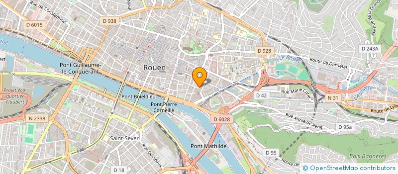 localisation de l'entreprise FLAM à ROUEN