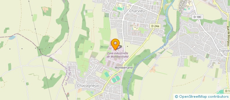 localisation de l'entreprise FLAM  CHARVIEU-CHAVAGNEUX
