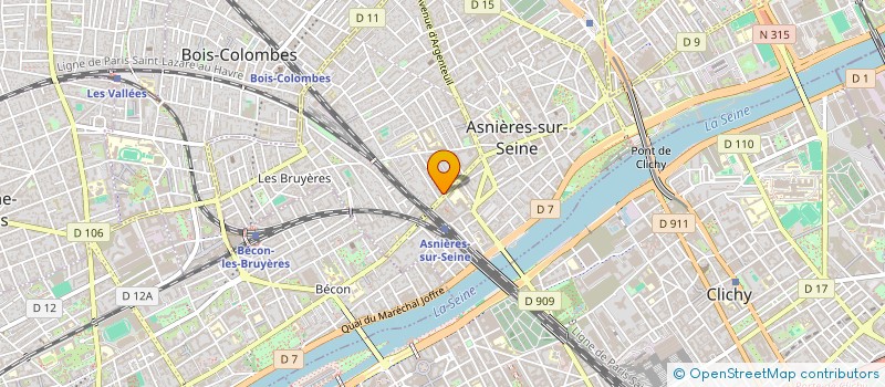 localisation de l'entreprise FLAM  ASNIERES-SUR-SEINE