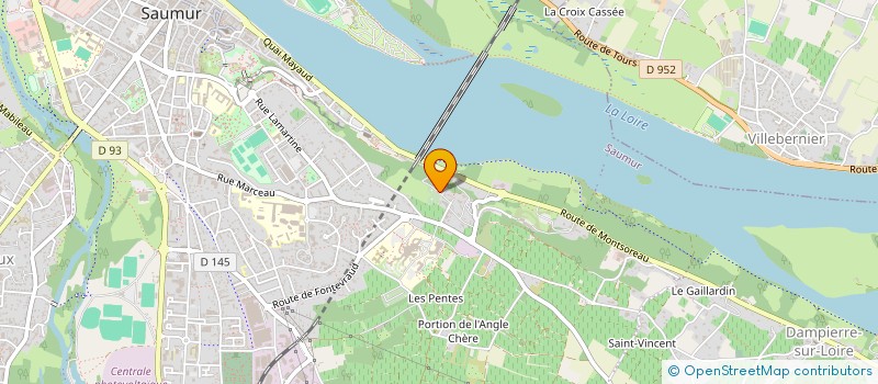 localisation de l'entreprise FLAM  SAUMUR