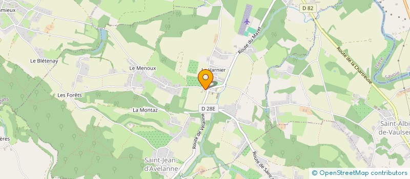 localisation de l'entreprise FLAM & CO. PRODUCTION EQUESTRE  SAINT-JEAN-D'AVELANNE