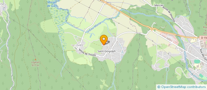 localisation de l'entreprise FLAM' DU LAC  GIEZ