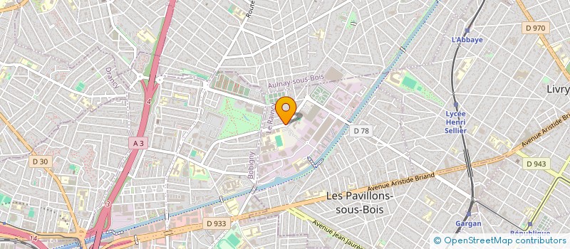 localisation de l'entreprise FLAM ETANCHE à LES PAVILLONS-SOUS-BOIS