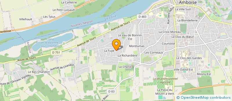 localisation de l'entreprise FLAM IMMO  AMBOISE