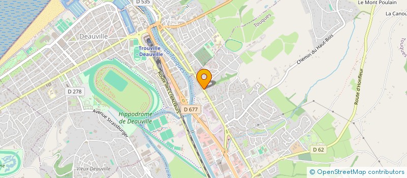 localisation de l'entreprise FLAM'K  TOUQUES