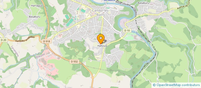 localisation de l'entreprise FLAM KANBO  CAMBO-LES-BAINS