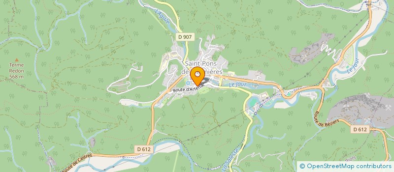 localisation de l'entreprise FLAM NUTRITION  SAINT-PONS-DE-THOMIERES