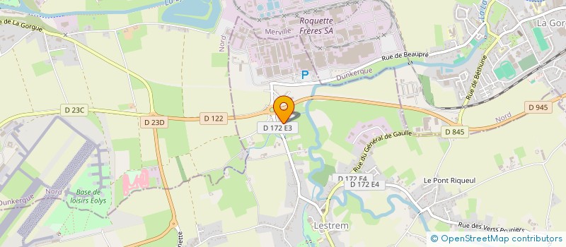 localisation de l'entreprise FLAM-PROTEC  LESTREM