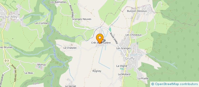 localisation de l'entreprise FLAM TECH  GRUFFY