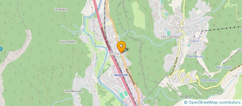 localisation de l'entreprise FLAMA  MAGLAND