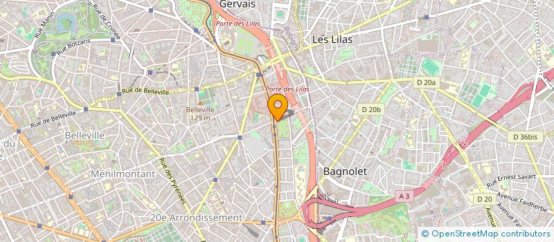 localisation de l'entreprise FLAMAD PROD  PARIS