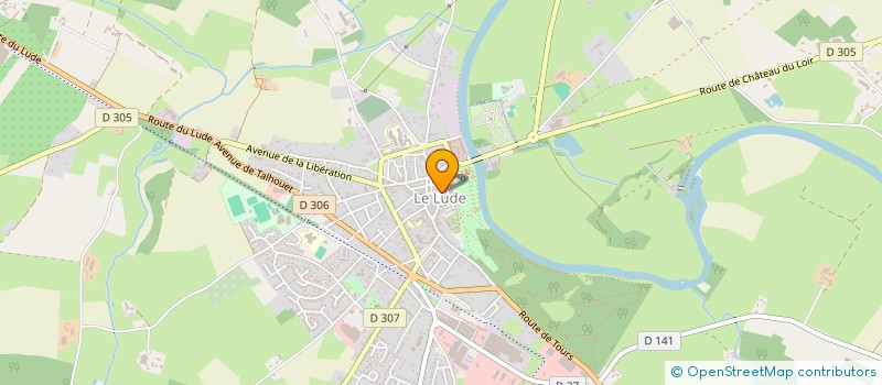 localisation de l'entreprise FLAMAFILM  LE LUDE