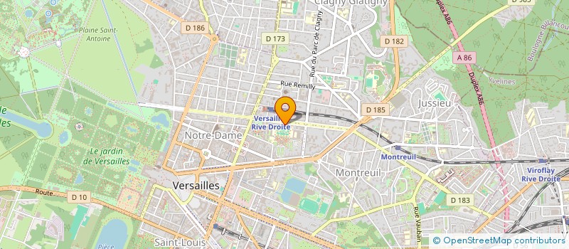 localisation de l'entreprise FLAMALSTEL à VERSAILLES