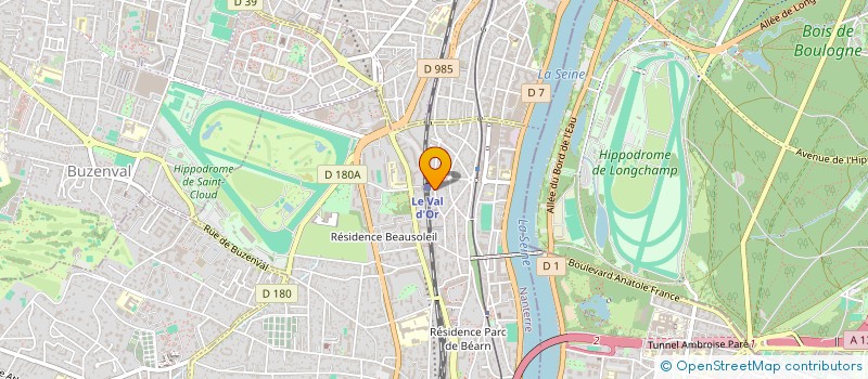 localisation de l'entreprise FLAMAND INVEST à SAINT-CLOUD