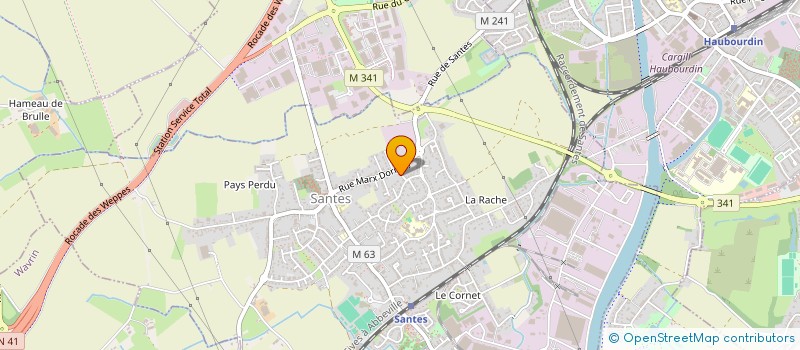 localisation de l'entreprise FLAMANDES ROSES  SANTES