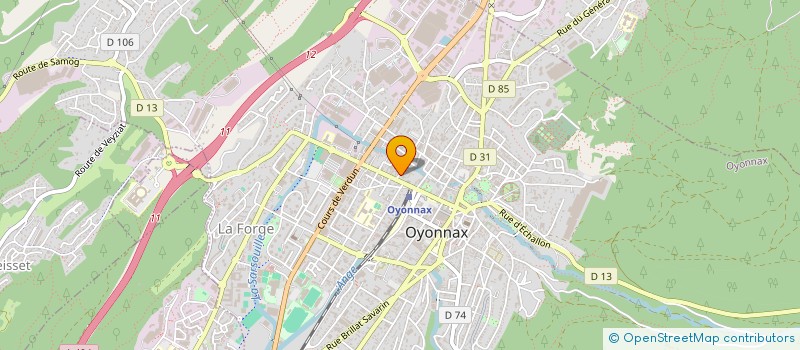 localisation de l'entreprise FLAMANDOLE à OYONNAX